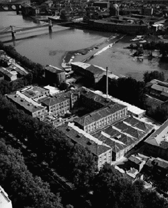 Vue aérienne de la manufacture des Tabacs de Toulouse